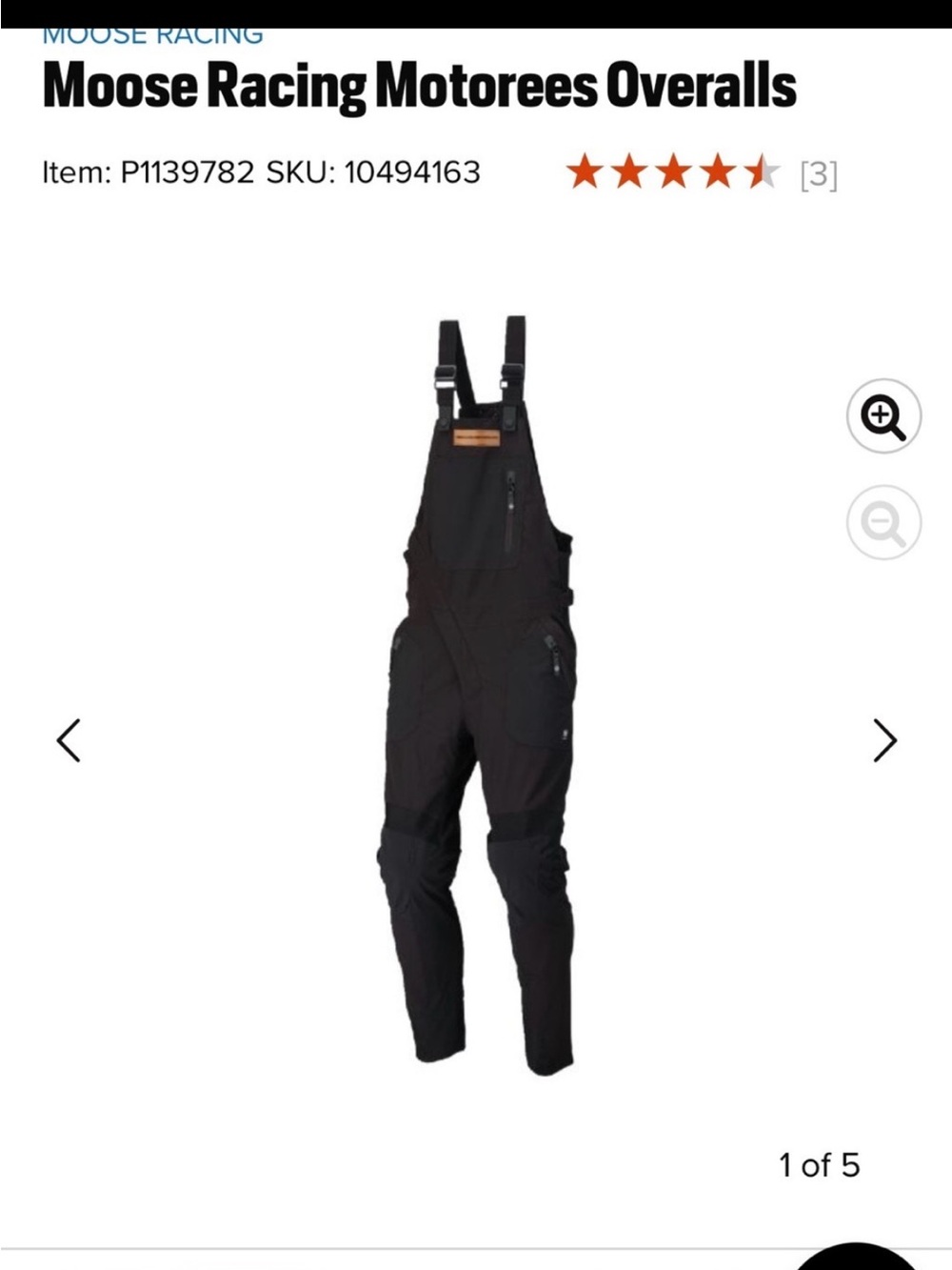 Men Waterproof Bib Pants
MOOSE RACING MOTOREES OVERALLS  MX performance riding
